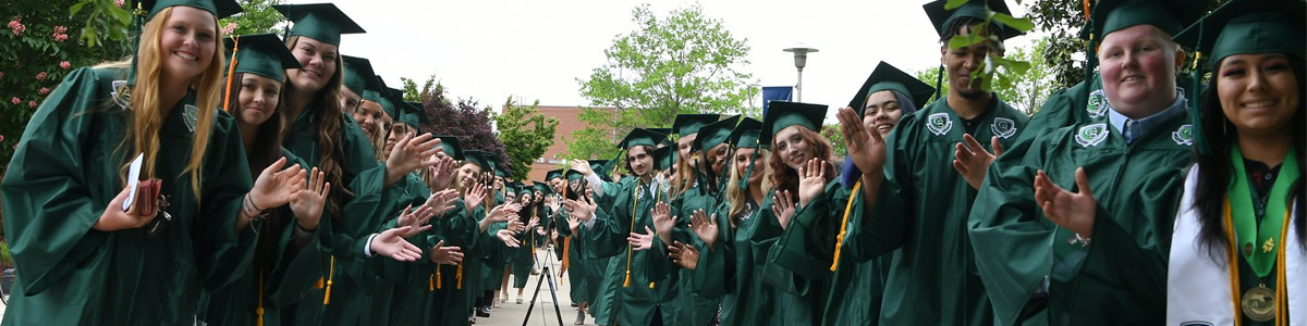 graduates during commencement