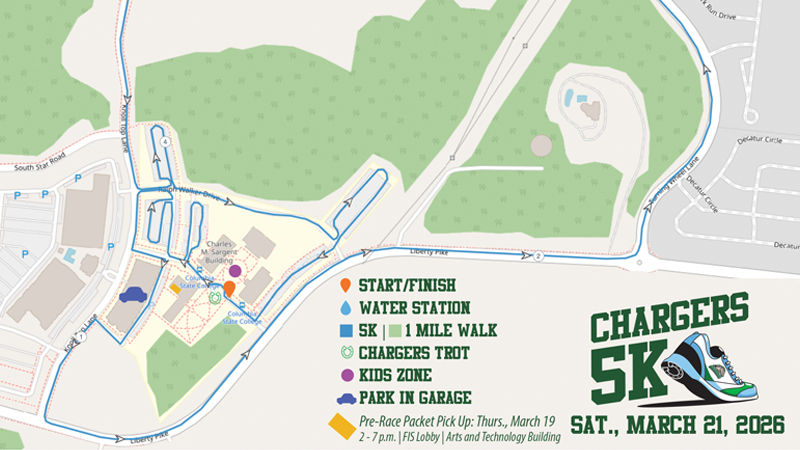Preview map of the track