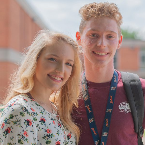 smiling students