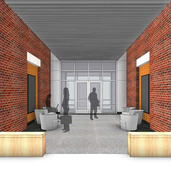 rendering of student engagment center