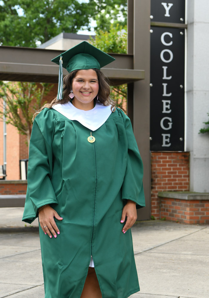 Alabama native Tori Spears graduated with an Associate of Science in Teaching degree in elementary education (K-5). During her time at Columbia State, she has been a member of Sigma Kappa Delta honor society and a member of the softball team. Spears plans to transfer to Athens State University to complete her bachelor’s degree and eventually her master’s degree. “I feel like Columbia State has prepared me in the sense of holding me accountable and good time management skills,” she said. “The atmosphere and administration are welcoming. I have enjoyed my experience at Columbia State. The instructors have been nothing but helpful, as well as the advisors.”  