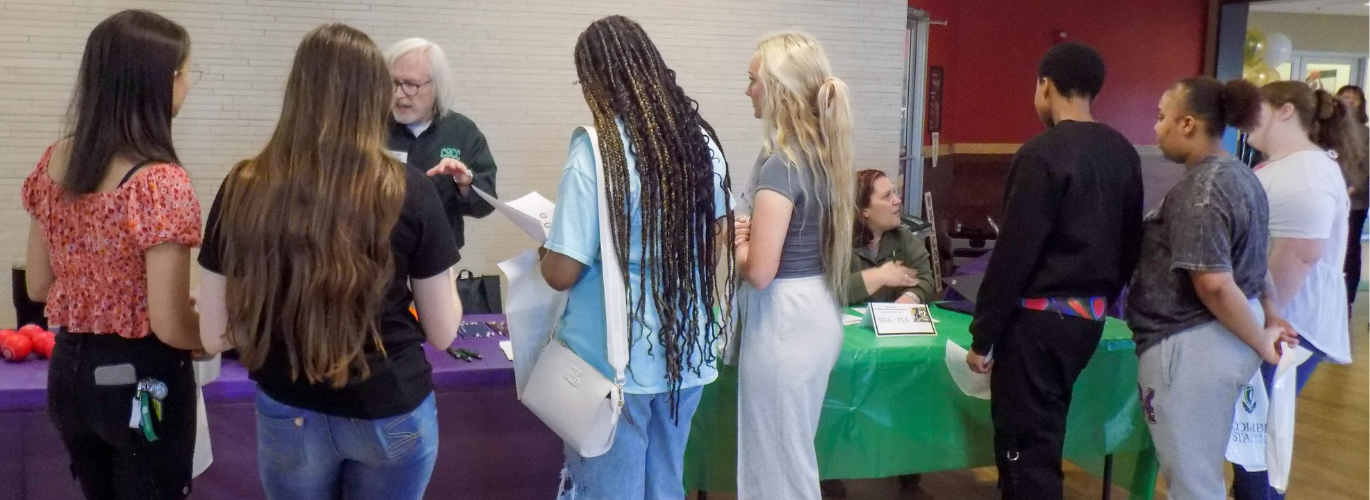 Columbia Central students visit Columbia State's Columbia Campus