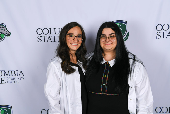 Pictured (left to right): Hardin County graduates Brittany Rippie and Heidi Rippie.