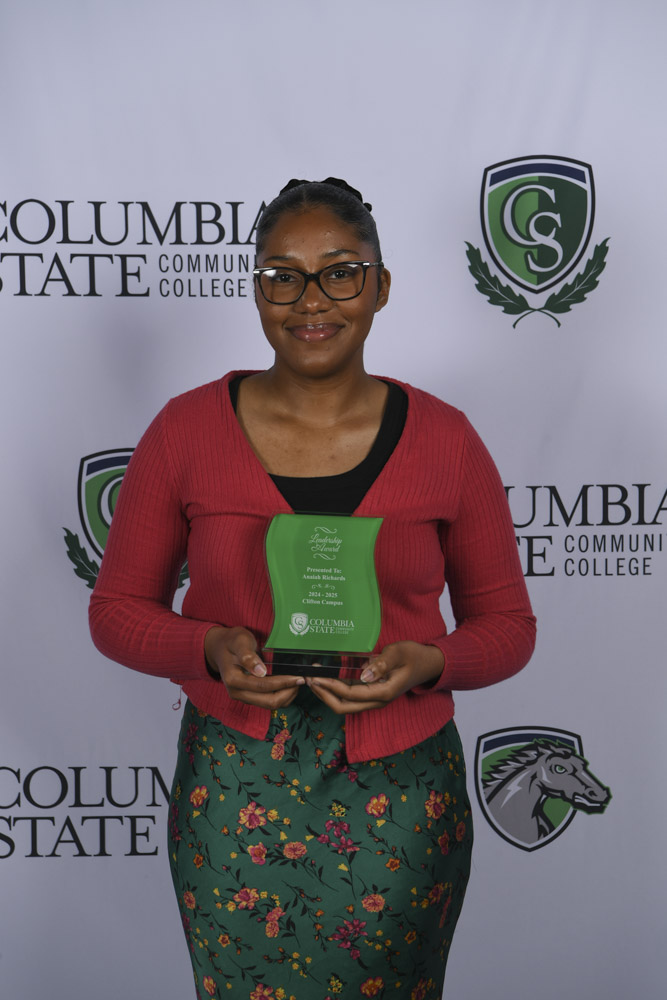 Hardin County (DSC_7377): Anaiah Richards received the Leadership Award for the Clifton Campus.