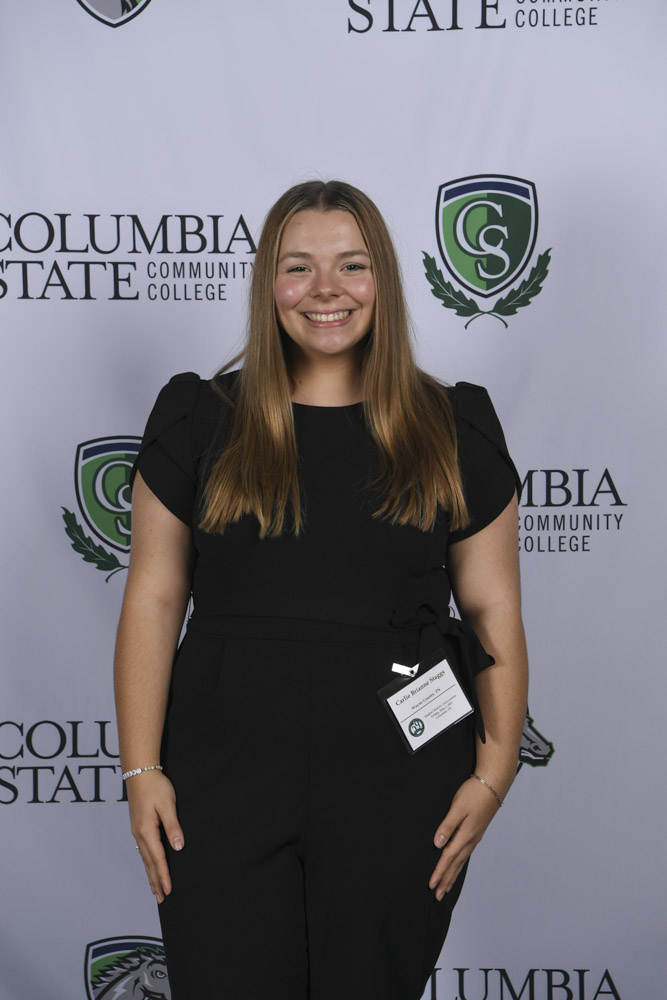 Carlie Staggs received an Academic Excellence Award.