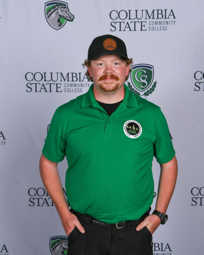 Dickson County emergency medical technician graduate Zachary Waller.