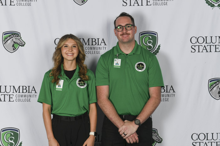 Pictured (left to right): Davidson County emergency medical technician graduates Ally Solomon and James Murray. Not pictured: Melvin Aliego. 