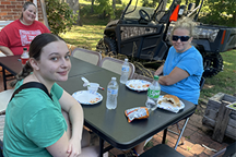 Students outside