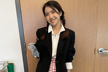 Smiling student